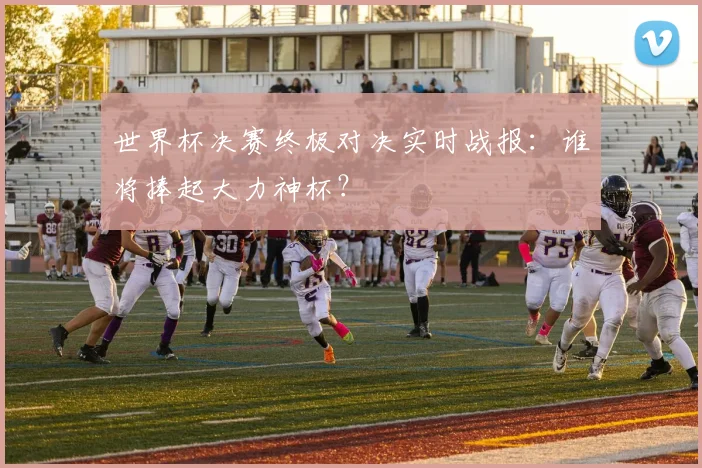 世界杯决赛终极对决实时战报：谁将捧起大力神杯？